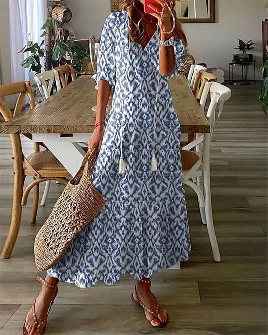 Sophia boho vintage summer dress
