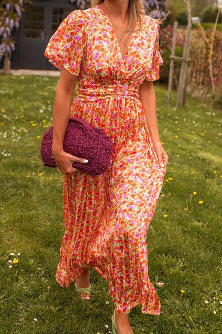 Ruth Long V-Neck Dress