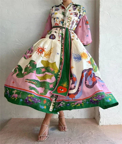 Claudia Dress with volume