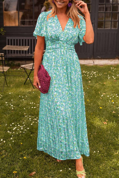 Ruth Long V-Neck Dress