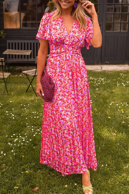 Ruth Long V-Neck Dress