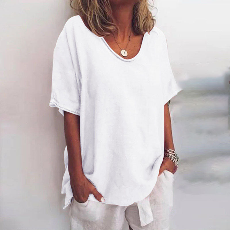 Anna Comfortable Loose Blouse With Tummy Coverage