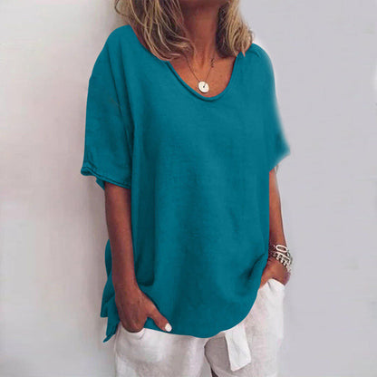 Anna Comfortable Loose Blouse With Tummy Coverage